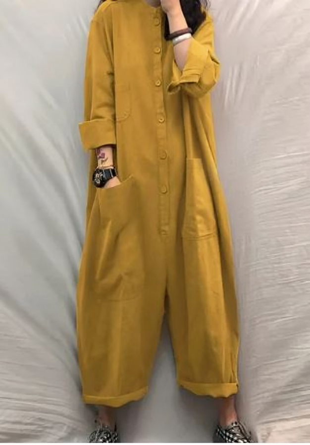 Oversize bekväm jumpsuit för kvinnor