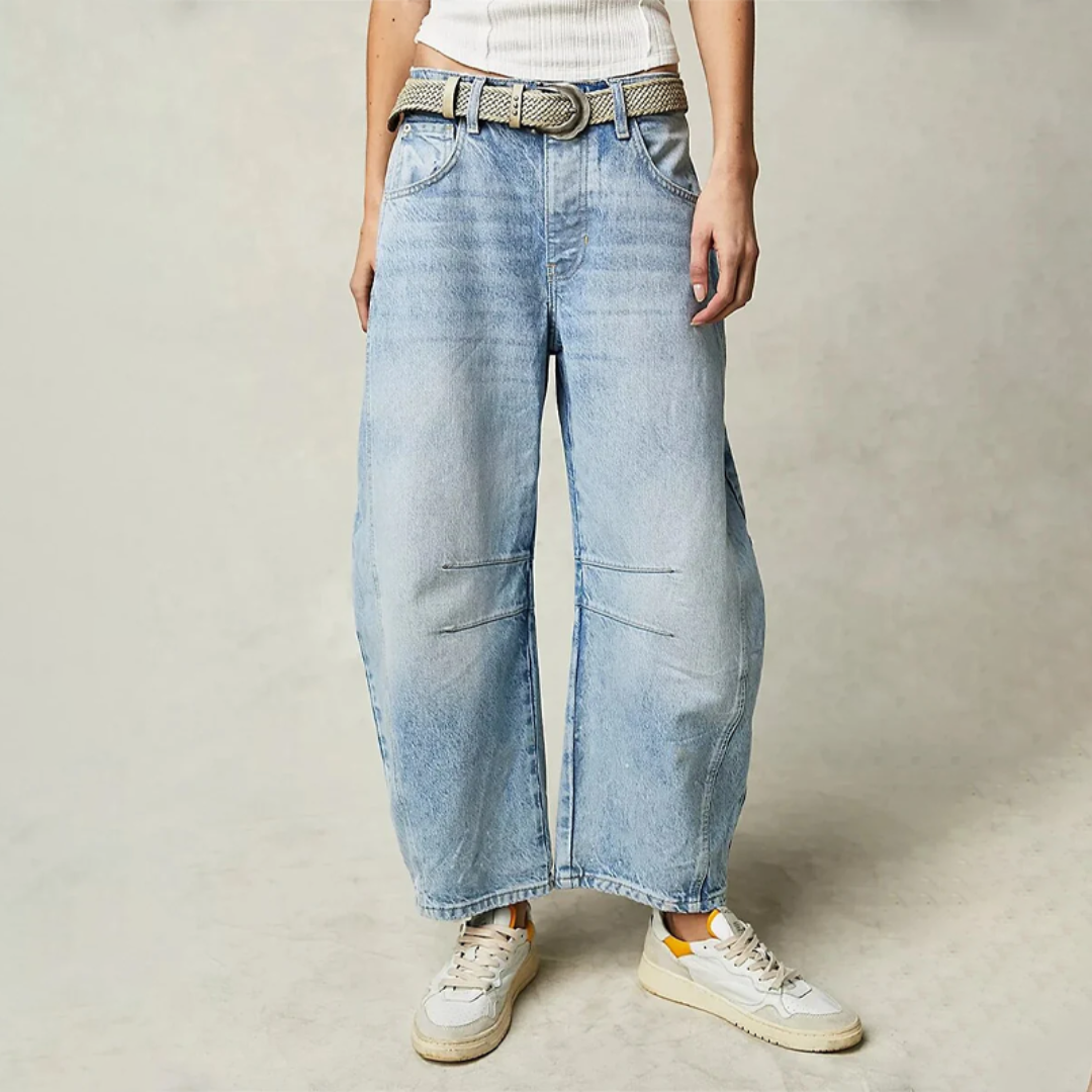 Casual bekväma jeans för kvinnor