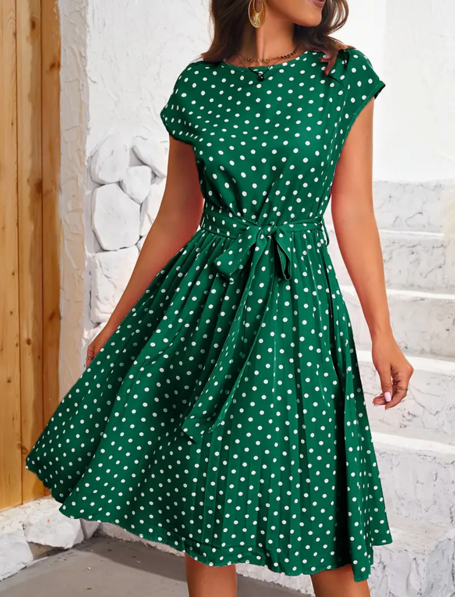 Vintage prickig klänning