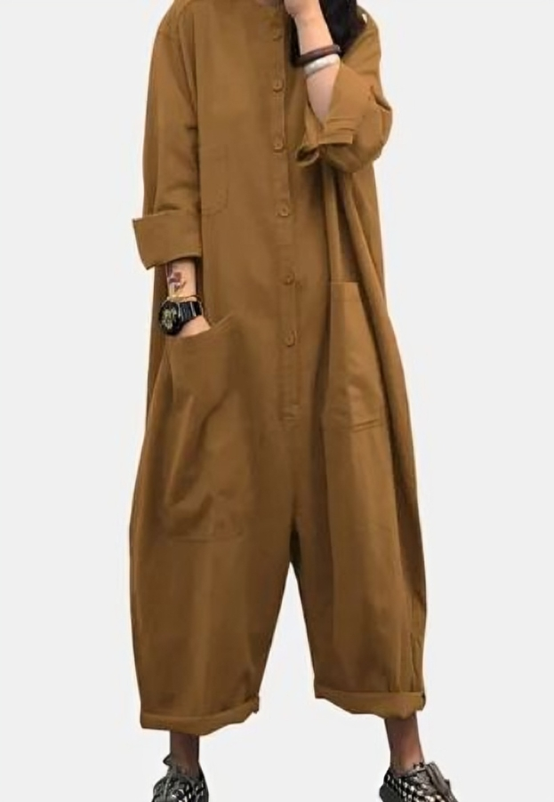 Oversize bekväm jumpsuit för kvinnor