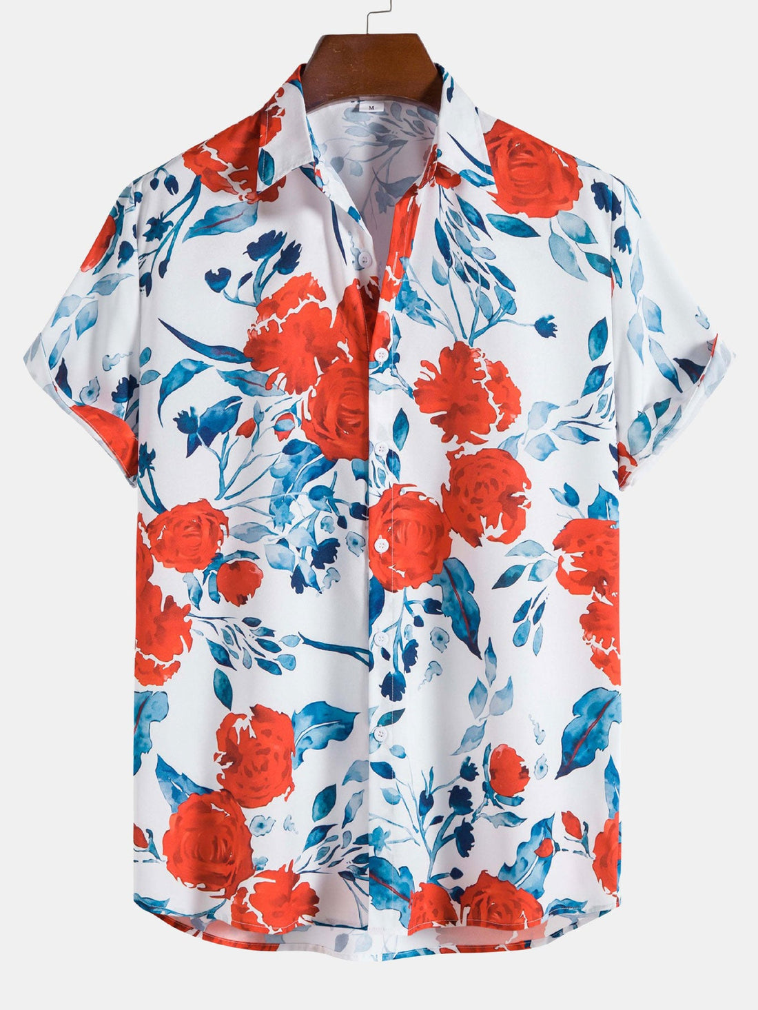 Floral Print Resort Button Up Shirt