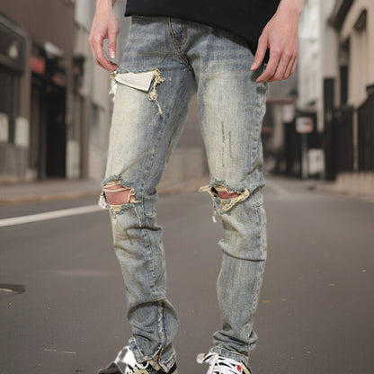 Dante™ | Trendiga slitna jeans
