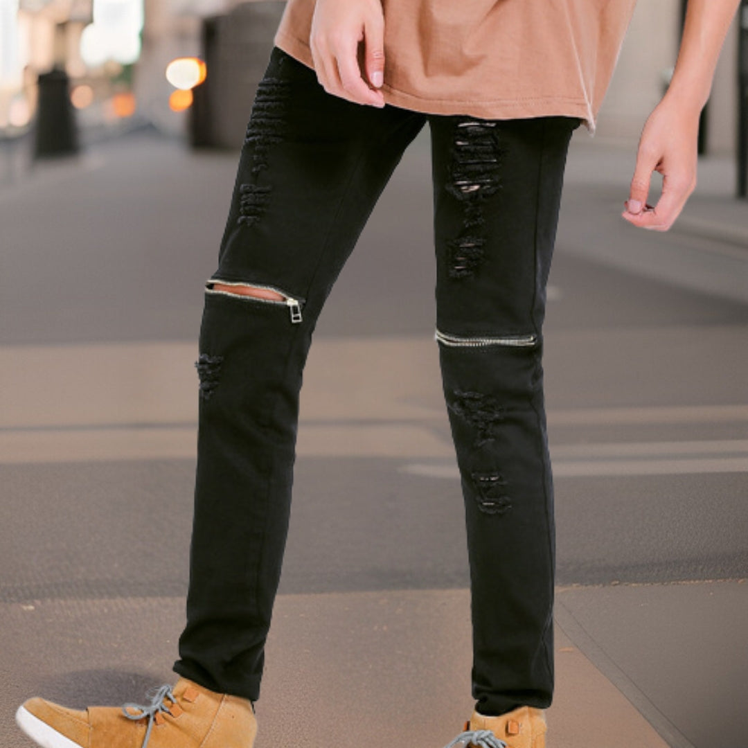 Alaric™ | High Street Rippad Denim