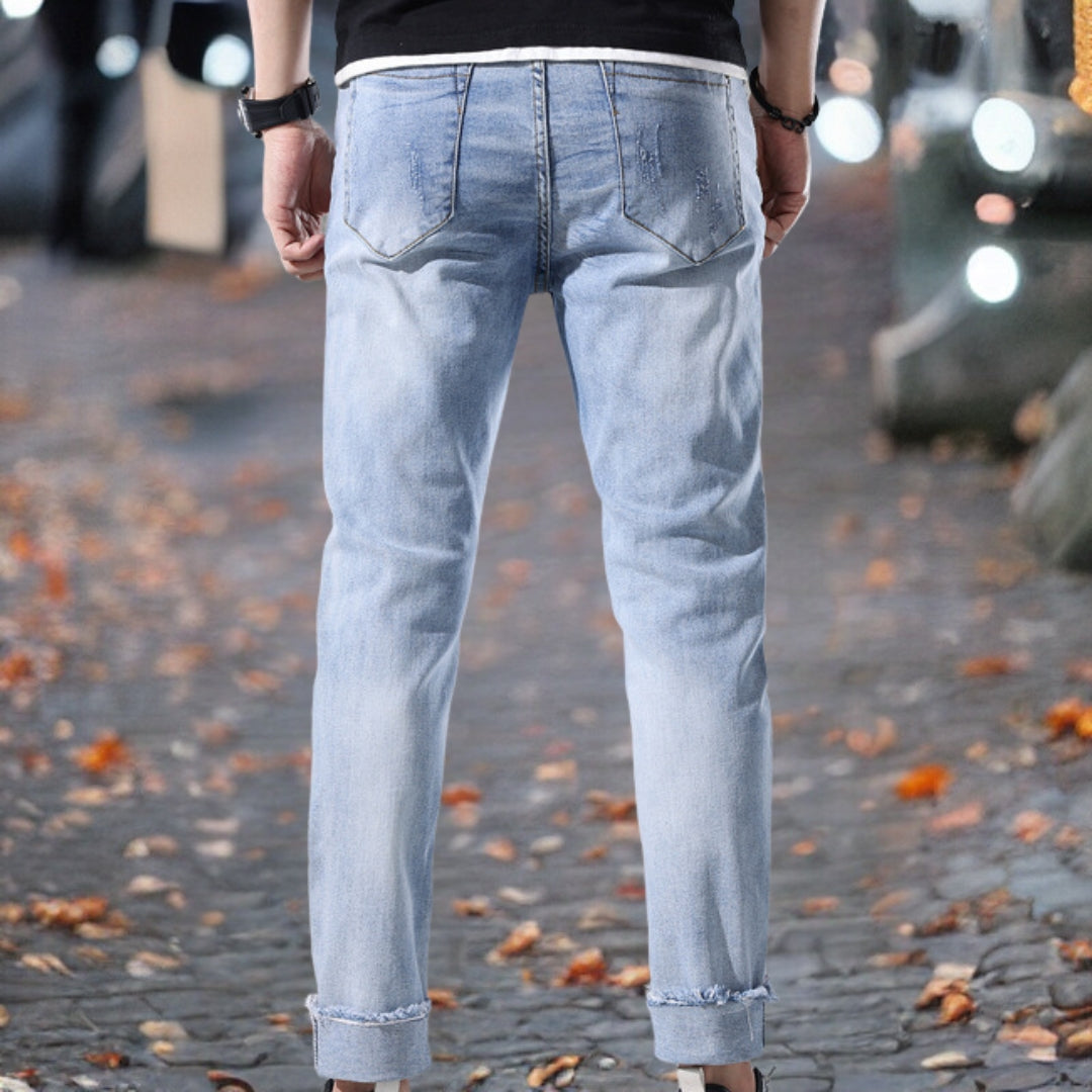 Philippus™ | Högkvalitativa rippade jeans