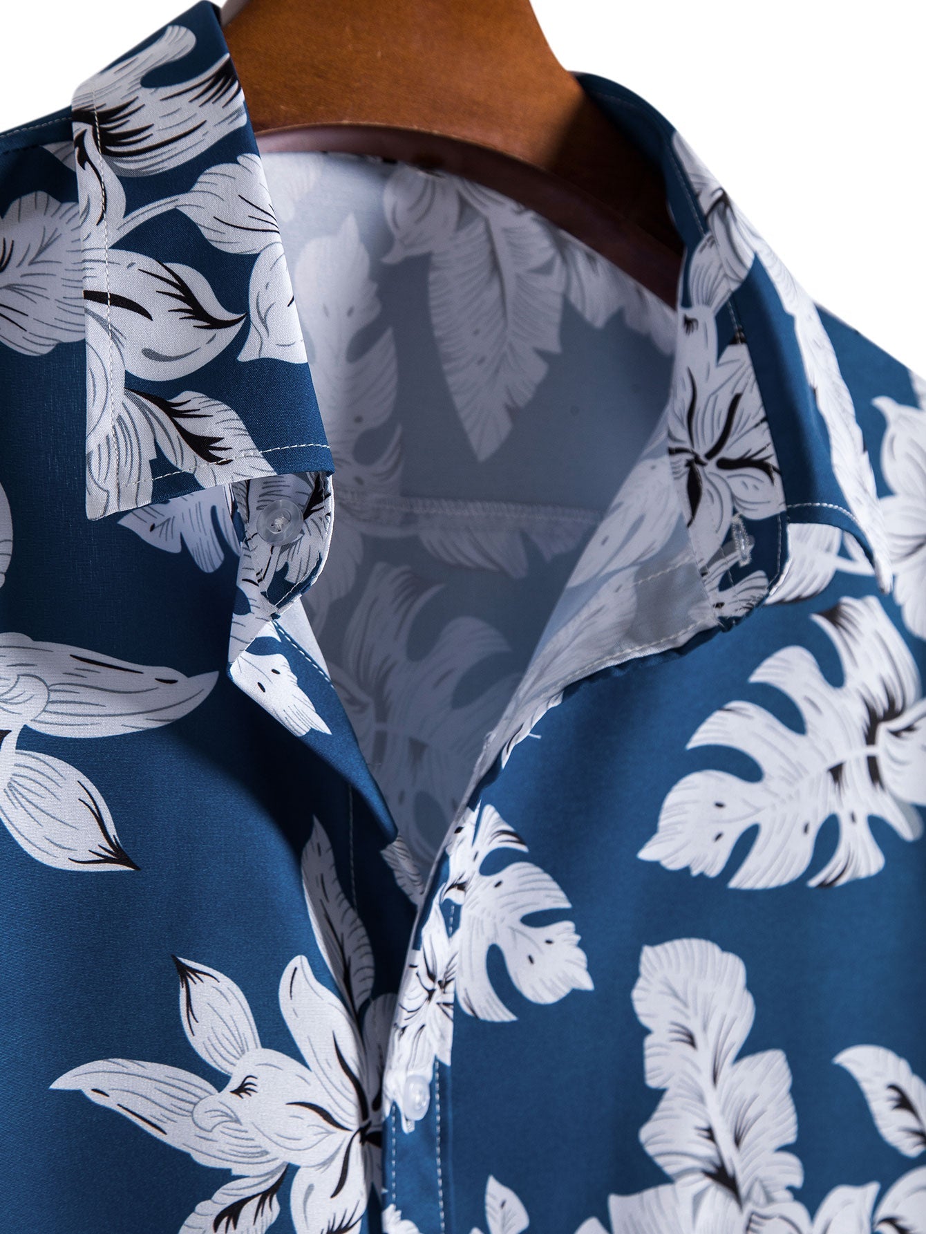 Tropical Floral Print Shirt &amp; Shorts