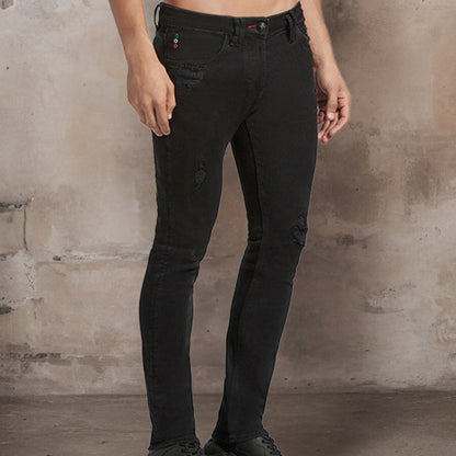 Vico™ | Stretchjeans med rippad kant i smal passform