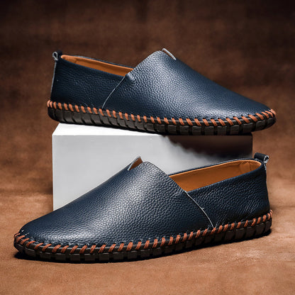 Jack Washington Minimal Loafers i äkta läder