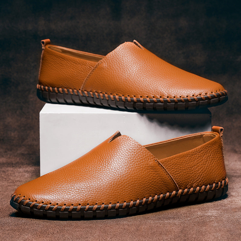 Jack Washington Minimal Loafers i äkta läder