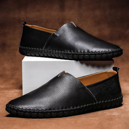 Jack Washington Minimal Loafers i äkta läder