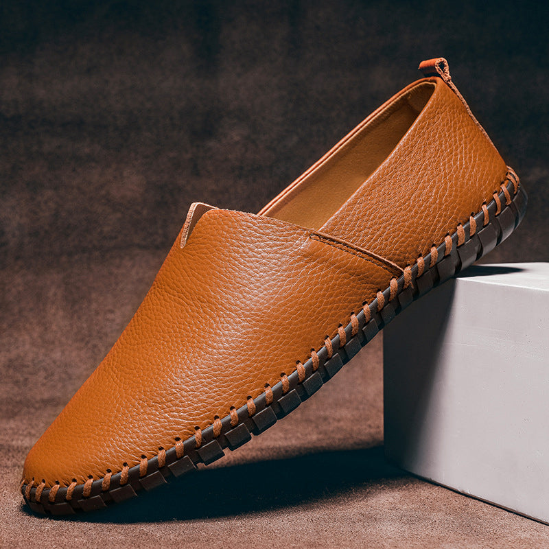 Jack Washington Minimal Loafers i äkta läder