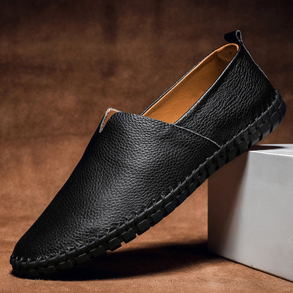 Jack Washington Minimal Loafers i äkta läder