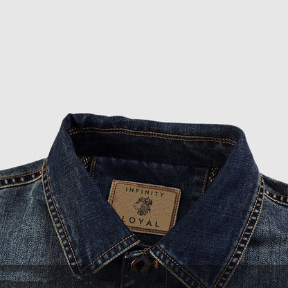 Ace™ | Ikonisk Heren Denim Jas