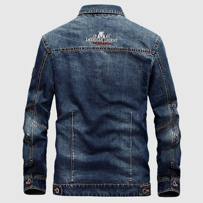 Ace™ | Ikonisk Heren Denim Jas