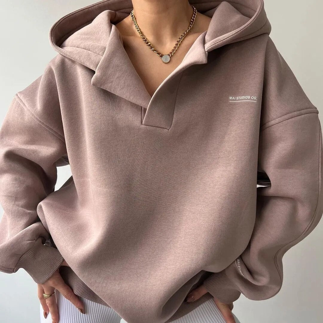 Vanessa™ | Oversized huvtröja