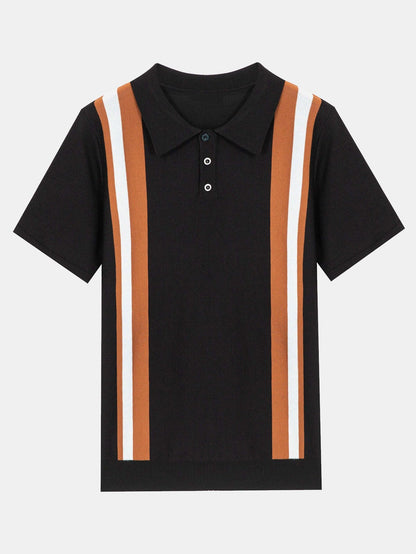 Striped Sweater Polo