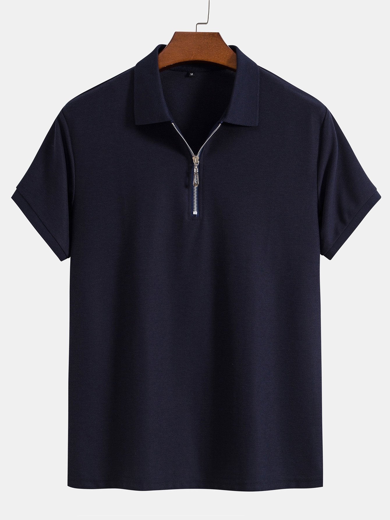 Mesh Zip Polo